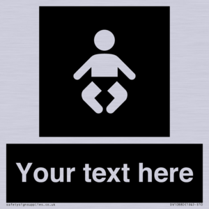 Custom information: black panel baby change